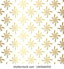 Seamless vector 10 eps golden pattern. Repeat abstract background for design, fabric, textile, cover, wrapping.
