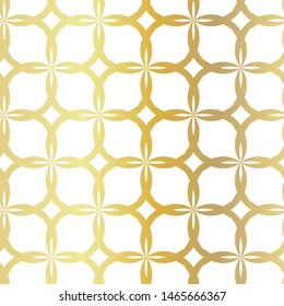Seamless vector 10 eps golden pattern. Repeat abstract background for design, fabric, textile, cover, wrapping.