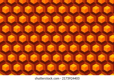 Seamless Vector 3D Pattern. Ideal for cloth, tiles, background design, webpage. Vector illustration EPS 10 File.