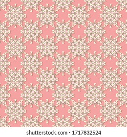 Seamless vector abstract background. Decorative geometric shapes. Can be used for wallpapers, fill images, web page, background, surface