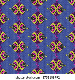 Seamless vector abstract background. Decorative geometric shapes. Can be used for wallpaper, image fill, web page, background, surface
