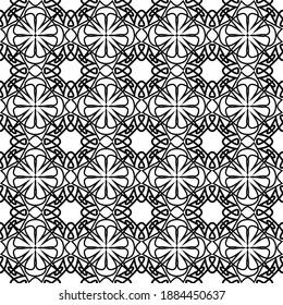 Seamless vector abstract background with geometric shapes for ceramic tile, fabric, Wallpaper, printing, carpet, packaging, textile design