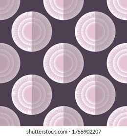 Seamless vector abstract background. Pattern of decorative circular shapes. Can be used for wallpaper, image fill, web page, background, surface.