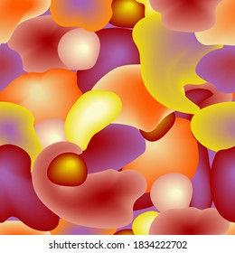 seamless vector abstract background pattern with bright gradient spots