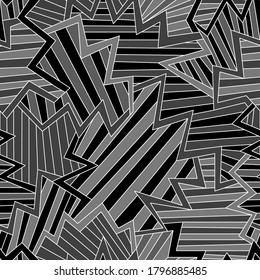 seamless vector abstract background zigzag pattern. grey background picture