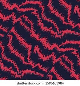 Seamless vector abstract black and red lines pattern. Stylish texture. Artistic lines background for fabric, textile, wrapping, cover, advertising banner, web etc. 10 eps design.