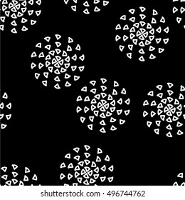 seamless vector abstract circles
