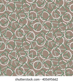 Seamless  vector  abstract color geometric shapes pattern