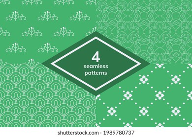 Seamless vector abstract decorative patterns