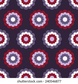 Seamless vector abstract floral illustration