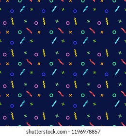 Seamless vector abstract geometric background for wallpapers, decoration and fabrics