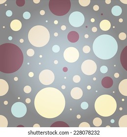 seamless vector abstract geometric dots pattern with removable lens effect