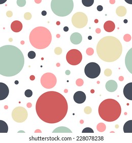 seamless vector abstract geometric dots pattern 