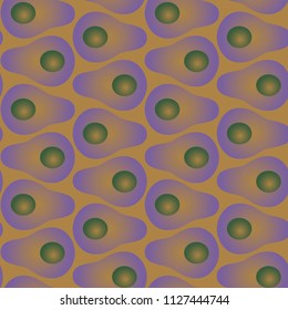 Seamless vector abstract gradient avocado lilac and brown pattern on blue for textile, fabric, wrapping, craft