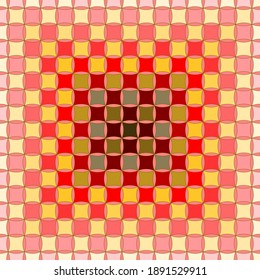 Seamless  Vector Abstract Image Gradient Squares in Red   Yellow Shades  Application in Design   Textiles Possible 
