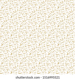 A seamless vector abstract lacy grid pattern with swirl lines. Surace print design.