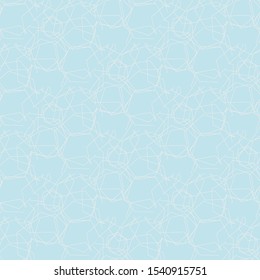 A seamless vector abstract patern with light aqua blue background and white linear texture. Calm sparkling water surface.