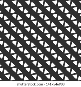 Seamless vector abstract pattern. Black and white geometric background. For design, fabric, textile, banner.