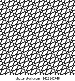Seamless vector abstract pattern. Black and white repeat geometrical elements background. For design, fabric, textile, banner.