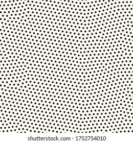 Seamless vector abstract pattern with dots in monochrome. Background of repeatable organic rounded shapes inspired by nature, natural maze texture.