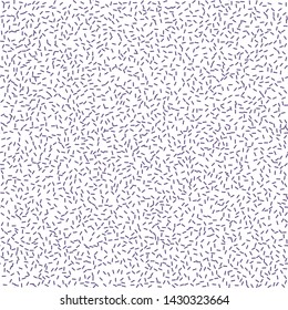 Seamless vector abstract pattern. Multicolor chaotic small memphis lineselements. Stylish geometrical background for fabric, textile, design, ceramic, banner.