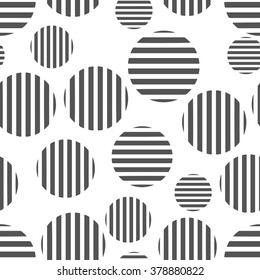 Seamless vector abstract pattern on white background