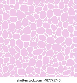 Seamless vector abstract pattern. Pink bubbles on a white background. Use for wallpaper, fabric, gift wrap, pattern fills, web page background