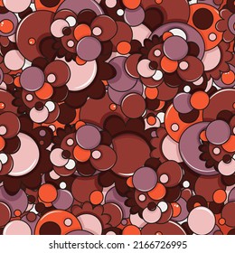 seamless vector abstract pattern with randomly arranged bubbles of different colors to fill any surface. bright background image