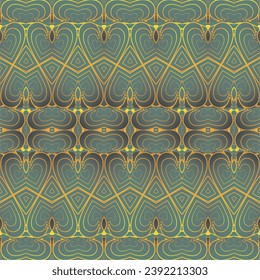 Seamless vector abstract pattern. symmetrical geometric background with repeating elements