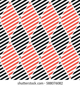 Seamless vector abstract pattern. symmetrical geometric repeat background with decorative rhombus Simle print, graphic design for web backgrounds, wallpaper, wrapping, surface, fabric