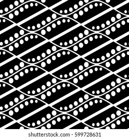 Seamless vector abstract pattern. symmetrical geometric repeating background with decorative rhombus. Simle graphic design for web backgrounds, wrapping, surface, fabric