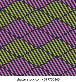 Seamless vector abstract pattern. symmetrical geometric repeating background with decorative rhombus. Simle graphic design for web backgrounds, wrapping, surface, fabric