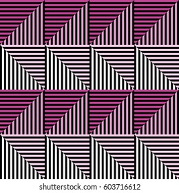 Seamless vector abstract pattern. symmetrical geometric repeating background with decorative rhombus, triangles. Simle graphic design for web backgrounds, wallpaper, wrapping, surface, fabric