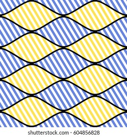Seamless vector abstract pattern. symmetrical geometric repeating background with decorative rhombus. Simle graphic design for web backgrounds, wrapping, surface, fabric