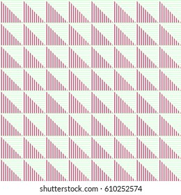 Seamless vector abstract pattern. symmetrical geometric repeating background with decorative rhombus, triangles. 