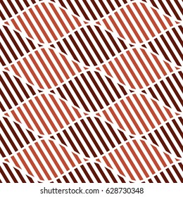 Seamless vector abstract pattern. symmetrical geometric repeating background with decorative rhombus. Simle graphic design for web backgrounds, wrapping, surface, fabric