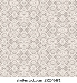 Seamless vector abstract pattern of twisted braids of rope