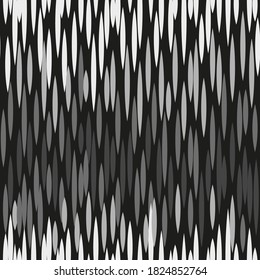 seamless vector abstract pattern with vertical lines in grey tones on the black background