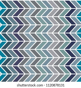 Seamless vector abstract retro 60s ribs cold pattern for fabric, craft, wrapping