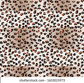 Seamless Vector. Abstract small leopard animal skin with gradient background. Repeatable ready template.