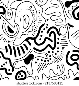 Obra de arte inusual vectorial transparente con patrón de línea