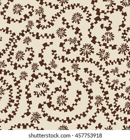 Seamless vector abstract vintage background
