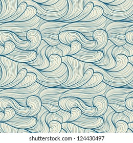 Seamless vector abstract water pattern