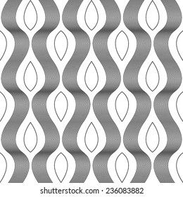 Seamless vector abstract wave pattern background