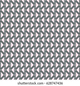 Seamless vector abstract zig zag pattern. symmetrical geometric repeating background with decorative rhombus, triangles. Simle graphic design for web backgrounds, wallpaper, wrapping, surface, fabric