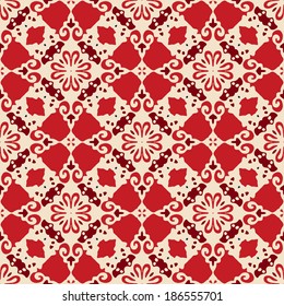 seamless vector abstrct tiled ornament