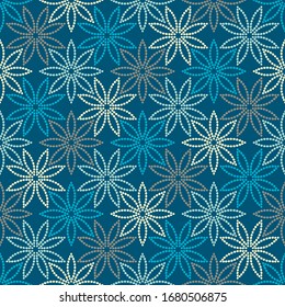 Diseño de flores africanas vectoriales y sin problemas