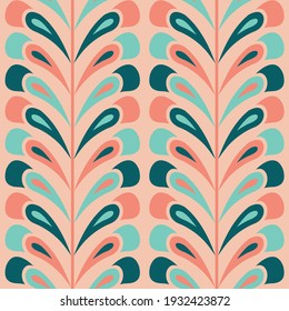 seamless vector art deco inspired pattern