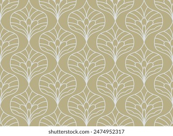 Seamless vector art deco pattern. Abstract background. 
Modern geometric print for fabric, surface, wallpaper.