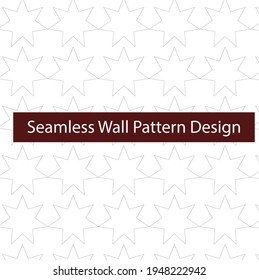 Seamless Vector Art Design Wall Pattern